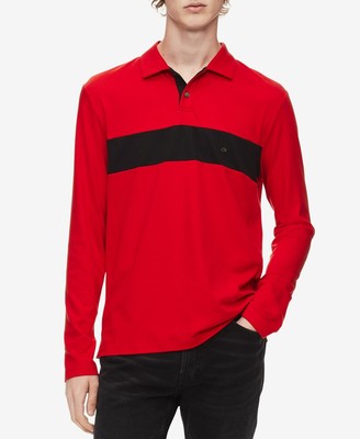 ck long sleeve polo