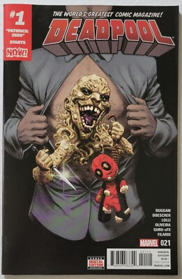 DEADPOOL #21 MARVEL COMICS 2016 60-pg New Arc