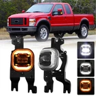 LED 雾灯带转向信号 DRL 适用于福特 F-250 F-350 F-450 Super Duty 2008-2010