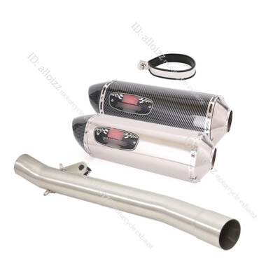 For Suzuki Bandit 600 GSF600 1995-2006 Muffler System Slip On Exhaust Mid Pipe