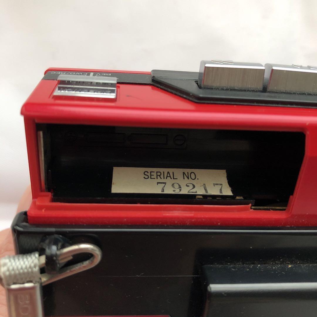 Junk SONY Walkman WM-R15 Red Portable Cassette Player Auto
