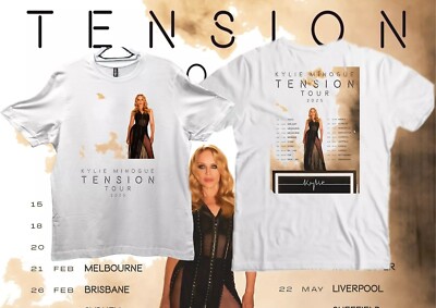 カイリーミノーグTension Tour Tシャツ　XLサイズ Kylie Minogue Tension tour Tシャツ XLサイズ Kylie Minogue Tension