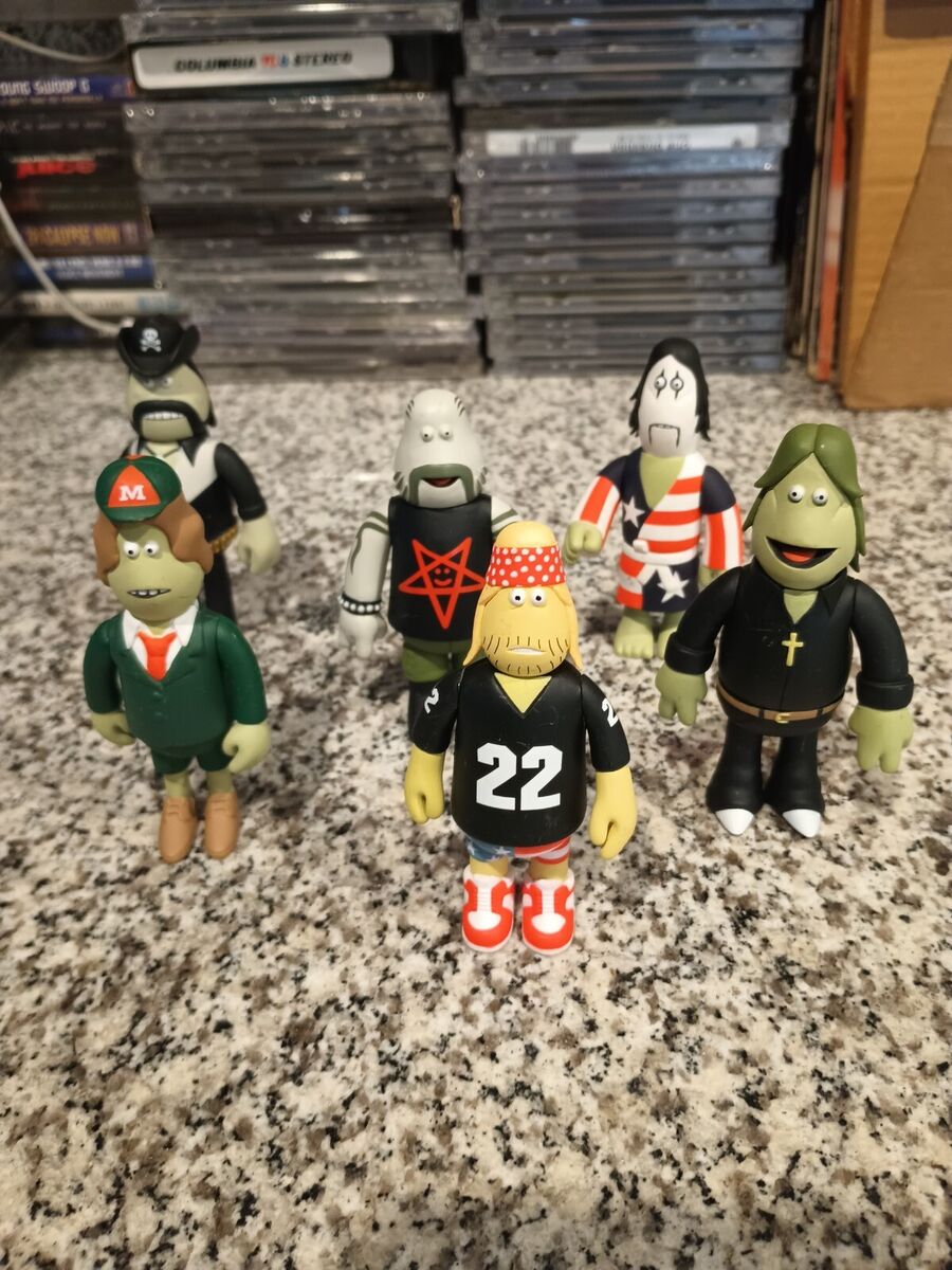 AMOS TOY IN CROWD Ages Of Metal Set of 6 Vinyl Toy Figure AMOS TOY IN CROWD Ages Of Metal Set of 6 Vinyl Toy Figure