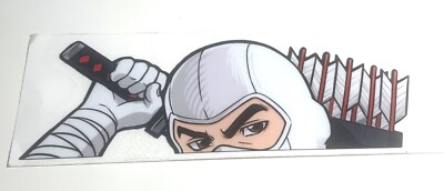 BAM BOX EXCLUSIVE LIMITED EDITION RETRO 80S GI JOE PEEKER STICKER