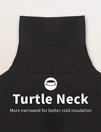 Men's Slim Fit T-Shirt Turtleneck Pullover Long Sleeve Jumper Top Warm Casual US - Picture 3 of 15