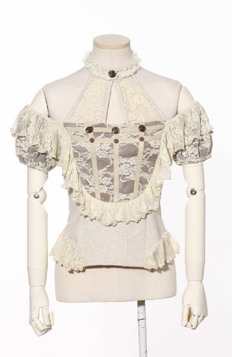 RQ-BL RED QUEEN'S BLACK LEGION GENERATOR TOP IVORY STEAMPUNK SP139 NEW - Picture 4 of 12