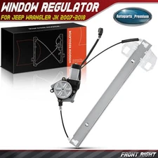 Front Left LH Power Window Regulator With Motor for Jeep Wrangler JK 2007-2018