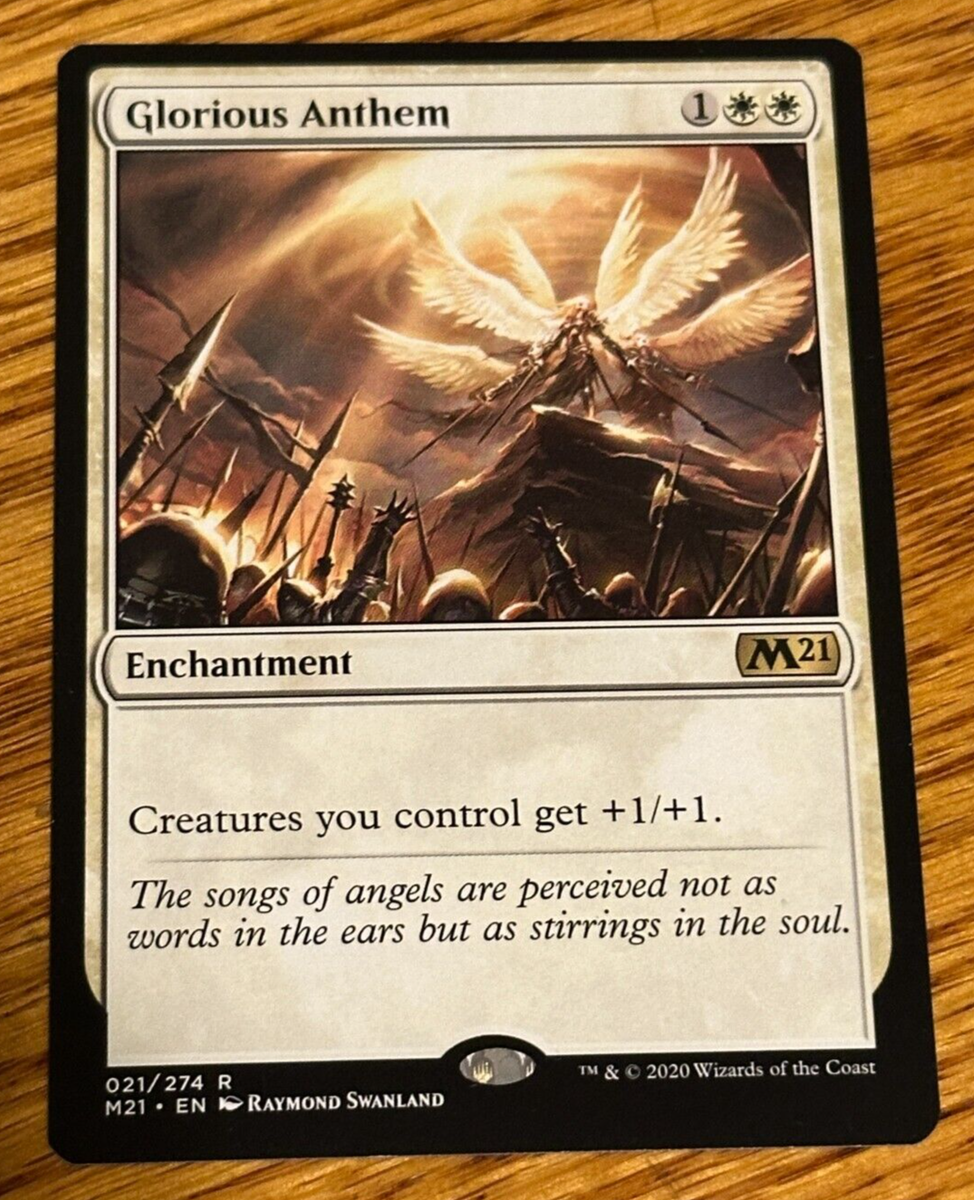 Glorious Anthem (Promo Pack) [Core Set 2021 Promos] Lightly Played