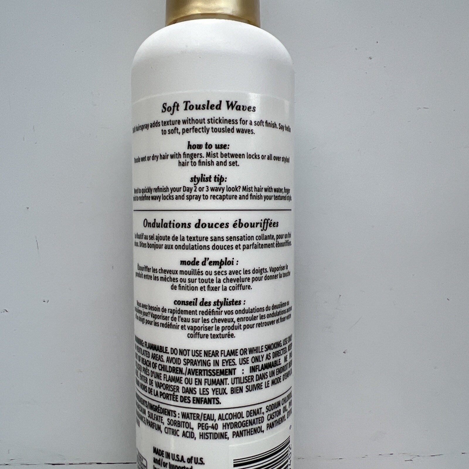 Pantene Pro-V Natural Waves Salt Hairspray, 8.5 Fl Oz Each Texturizing 1 Pack