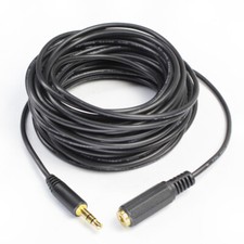 HiFi 25FT Shielded 3.5mm M/F Jack Headphone Stereo Audio Extension Lead lot