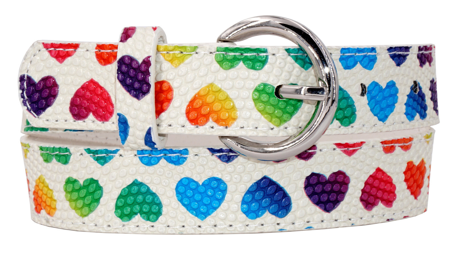 "Cinturón infantil colorido "ARCO IRIS"" para niñas de 3 a 12 años