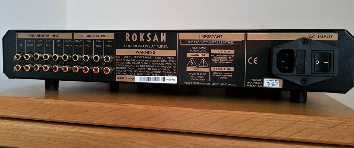 ROKSAN CASPIAN M SERIES-1 DUAL MONO PRE AMPLIFIER. IN