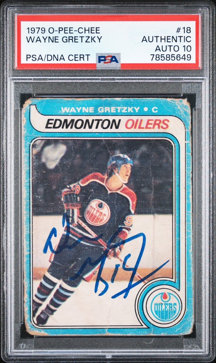 Wayne Gretzky Rookie card　② WAYNE GRETZKY ICONIC ROOKIE CARD 1979-80 TOPPS #18 GRADED