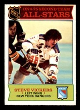 1975 OPC O-Pee-Chee Hockey #295 Steve Vickers (All-Star) EX/MT *e1