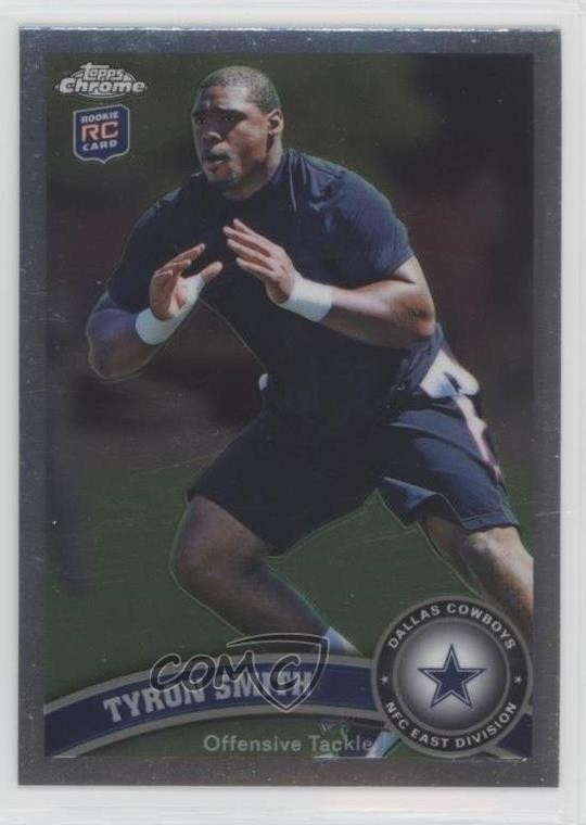 2011 Topps Chrome Tyron Smith #38 0j3l