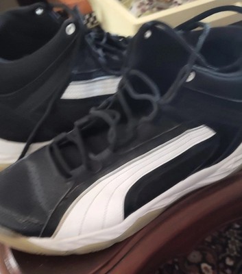 Puma Mens Rebound Future Evo 374899-01 Black Basketball Shoes Sneakers Size 11