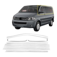 Fensterleisten für VW T5 Multivan Caravelle 2003-2015 L2 14 tlg Zierleisten