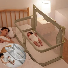 3 in 1 Baby bassinets bedside sleeper, co sleeping bed for baby, for co sleep...