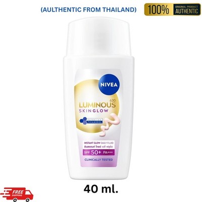 NIVEA Luminous 630 Skin Glow Instant Glow Daily Fluid Sunscreen Serum SPF50+