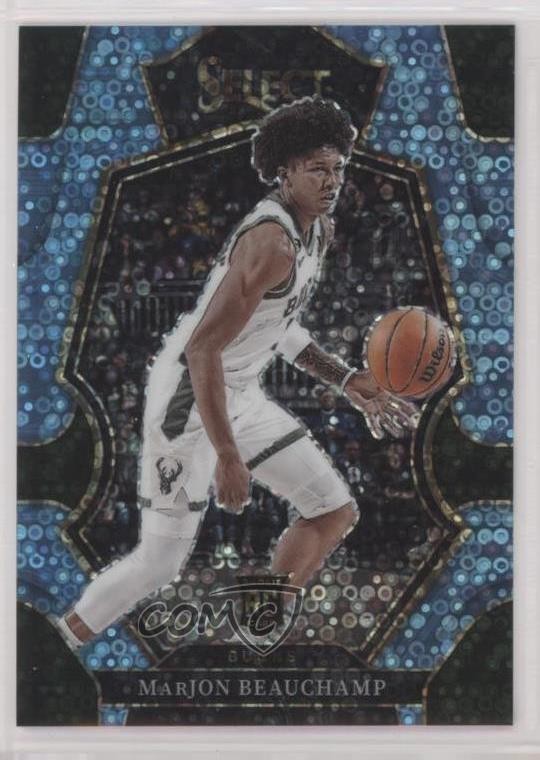 2022-23 Select Premier Level Light Blue Disco Prizm 26/99 MarJon Beauchamp 14ak