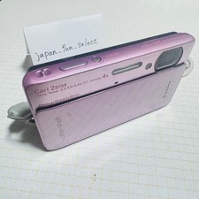 N.MINT SONY Cyber Shot DSC-TX5 Pink Digital Camera 10.2MP Japanese Waterproof