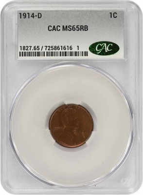 1914-D Lincoln Cent Wheat Penny *Major Key Date* Choice AU++