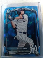 2025 Bowman Draft Sapphire Kaeden Kent Chrome 1st Prospect #BDC-65 Yankees