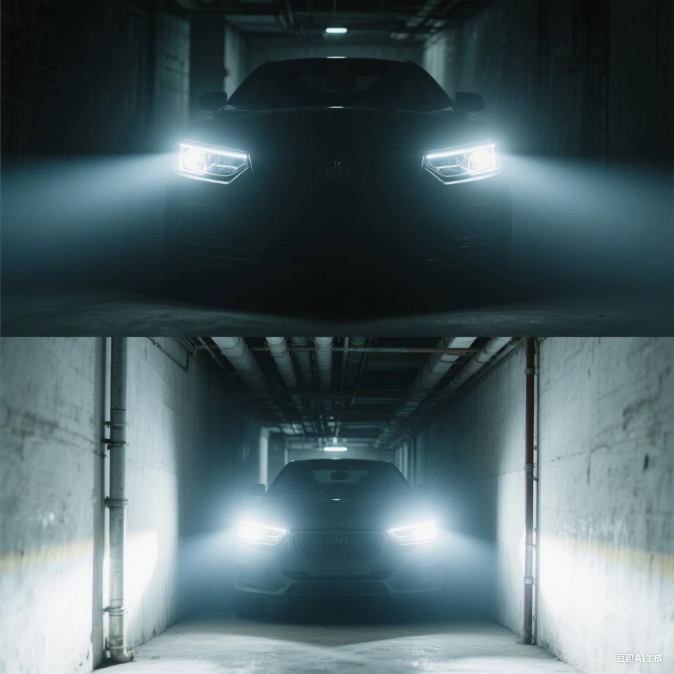 Bombillas de faros LED D1S blanco brillante haz alto/bajo para Volkswagen Routan 2009-2011 Foto 4 de 4