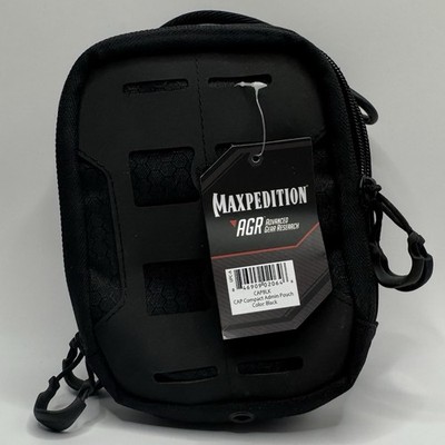 Maxpedition CAP Compact 5'' x 2.5'' x 7.5'' Admin Pouch Black NEW WITH TAGS/MINT