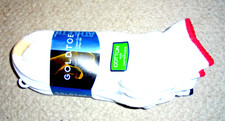 Vintage 2005 GoldToe Ankle Socks Men's Extended Size 10-13 Ultratec 3 Pack white