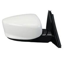 Right White Side Mirror For 2008-2012 Honda Accord Sedan W/Heated 5Pin Passenger