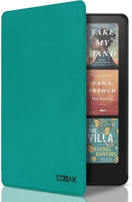 CoBak Hülle 7 Zoll Kindle Paperwhite 12th Gen 2024 Smart Cover Jadegrün