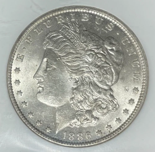 1886-O MORGAN SILVER DOLLAR ~ NGC MS 61 VAM 1A E CLASH ~NICE COIN~REF#04-014