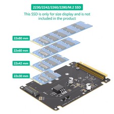M.2 NGFF Key B SATA SSD to IDE ATA 44Pin Adapter