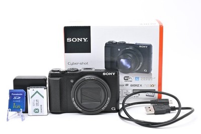 English OK Sony Cyber-shot DSC-HX60V 20.4MP 30x Digital Camera Black [EXC] E3191