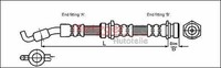 Metzger Bremsschlauch Hinten, Hinterachse, Links, Rechts FüR Mazda