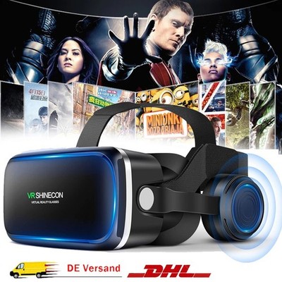 3D VR-Brille 4.7-6Zoll Handy Universal Vollbild Virtual Reality Headset Gläser