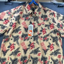 DIXXON FLANNEL COMPANY SNAP ON TOOLS Limited Edition Shirt Hawaiian Large - New