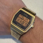 1977 Vintage Seiko 0139-5019 Gold Tone Quartz LC Crown-Set 36mm Digital Watch