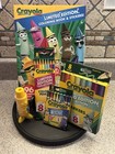 Crayola Limited Edition 8 Retired Colors set plus Yellow sharpener, 96 Pg Book