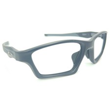 Occhiali da vista Oakley Crosslink raso nero grigio montatura avvolgente sportiva 55-18-140