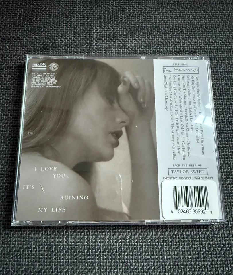 TAYLOR SWIFT - THE TORTURED POETS DEPARTMENT CD WITH EXCLUSIVE SIGNED PICTURE - Image 3 of 4