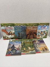 1-7 Magic Tree House lot of paperback books Mary Pope Osborne Kids chapter- GOOD