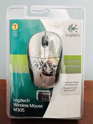 NEW SEALED Logitech M305 LION CROWN Wireless Mouse & Receiver