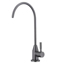 Grifo De Agua Potable Gris Metalico Para Sistema De Osmosis Inversa Lujo