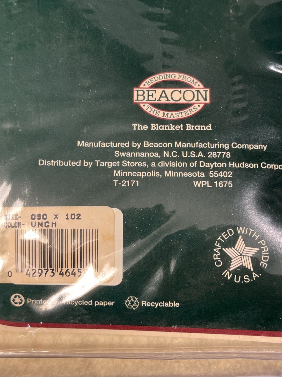 Windsor & Browne 100% Acrylic Queen King Size 90x102 Blanket Off White thumbnail 7