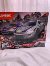 Slot Car Race Track Sets for Kids -30FT Electric Race Car Track with 4 Slot Cars
