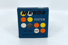  UNUSED in Case  Box Nikon Nikkor 52mm L39 UV Haze Filter Nippon Kogaku Japan