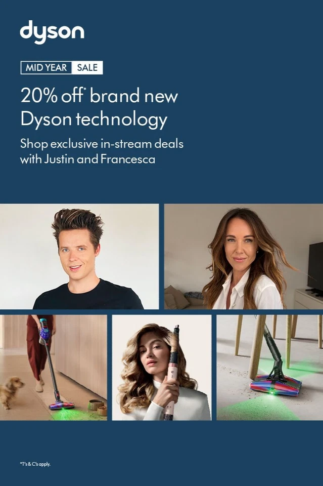 Further 20% off* in-stream! Penny Drops (Airwrap, PencilVac) and more