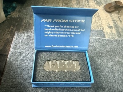 Far From Stock Handcrafted Keychain